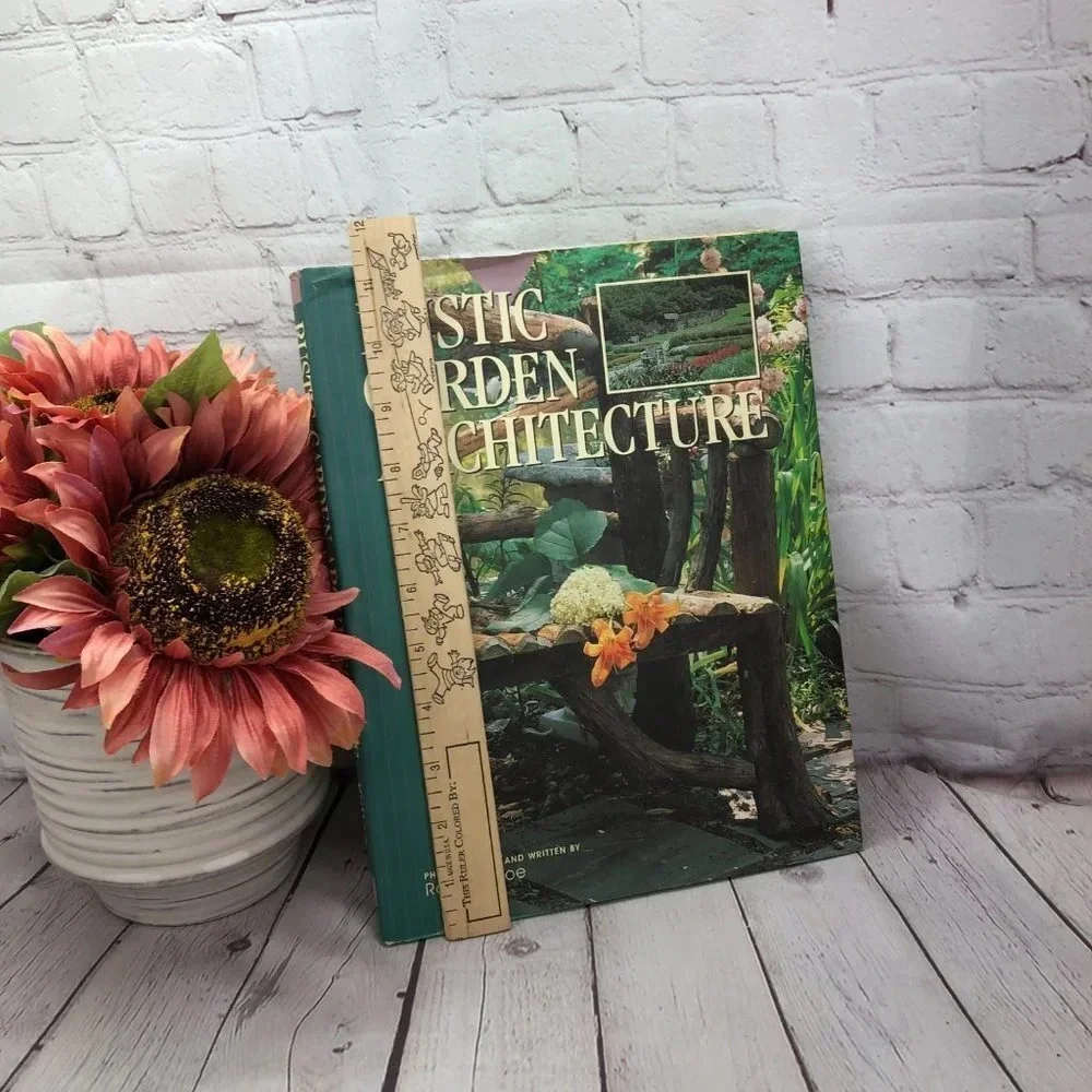 vintage rustic garden architecture book 1997